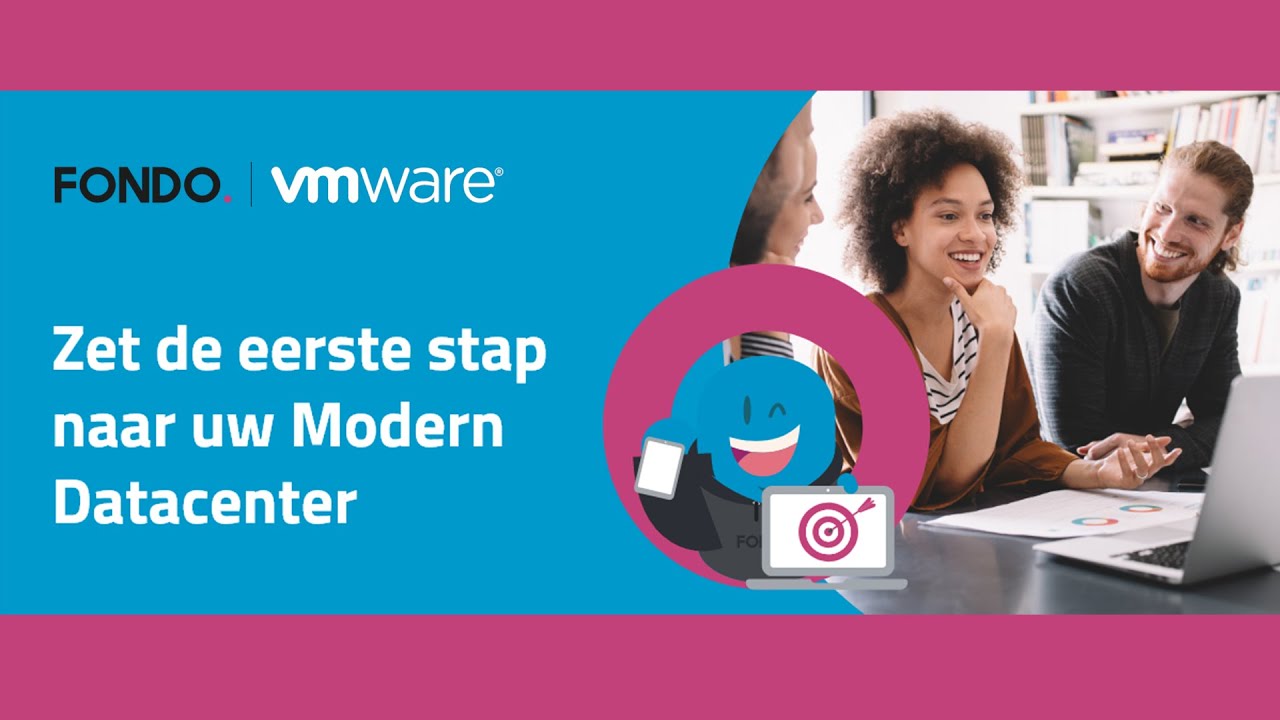 webinar opname Modern Datacenter blauw roze logo 